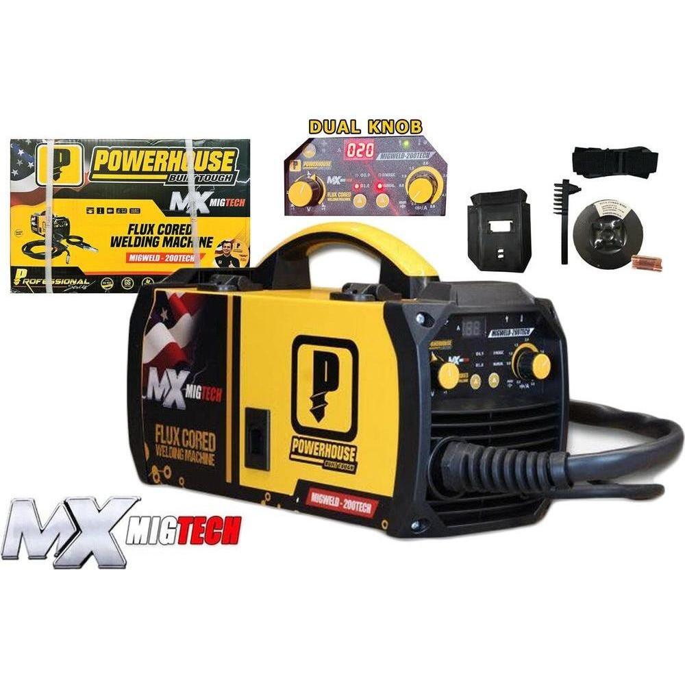 Powerhouse MIGWELD-200TECH MIG DC Inverter Welding Machine 200A (Fluxcored) | Powerhouse by KHM Megatools Corp. Powerhouse MIGWELD-200TECH MIG DC Inverter Welding Machine 200A (Fluxcored) | Powerhouse by KHM Megatools Corp.